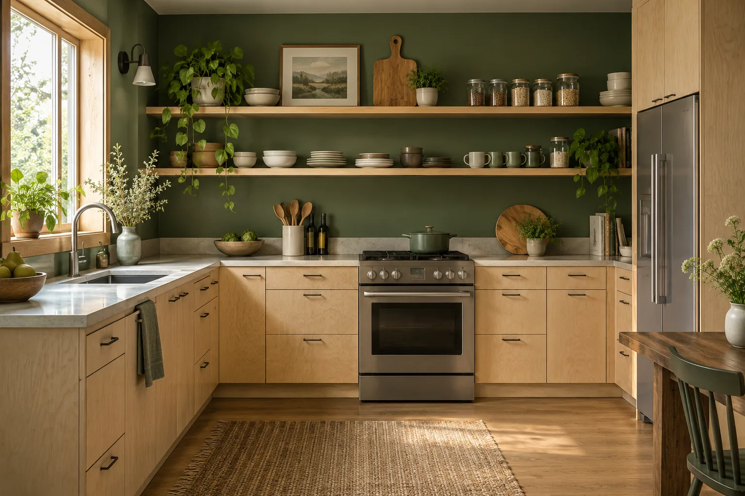 Illustrative cabinetry design concept
