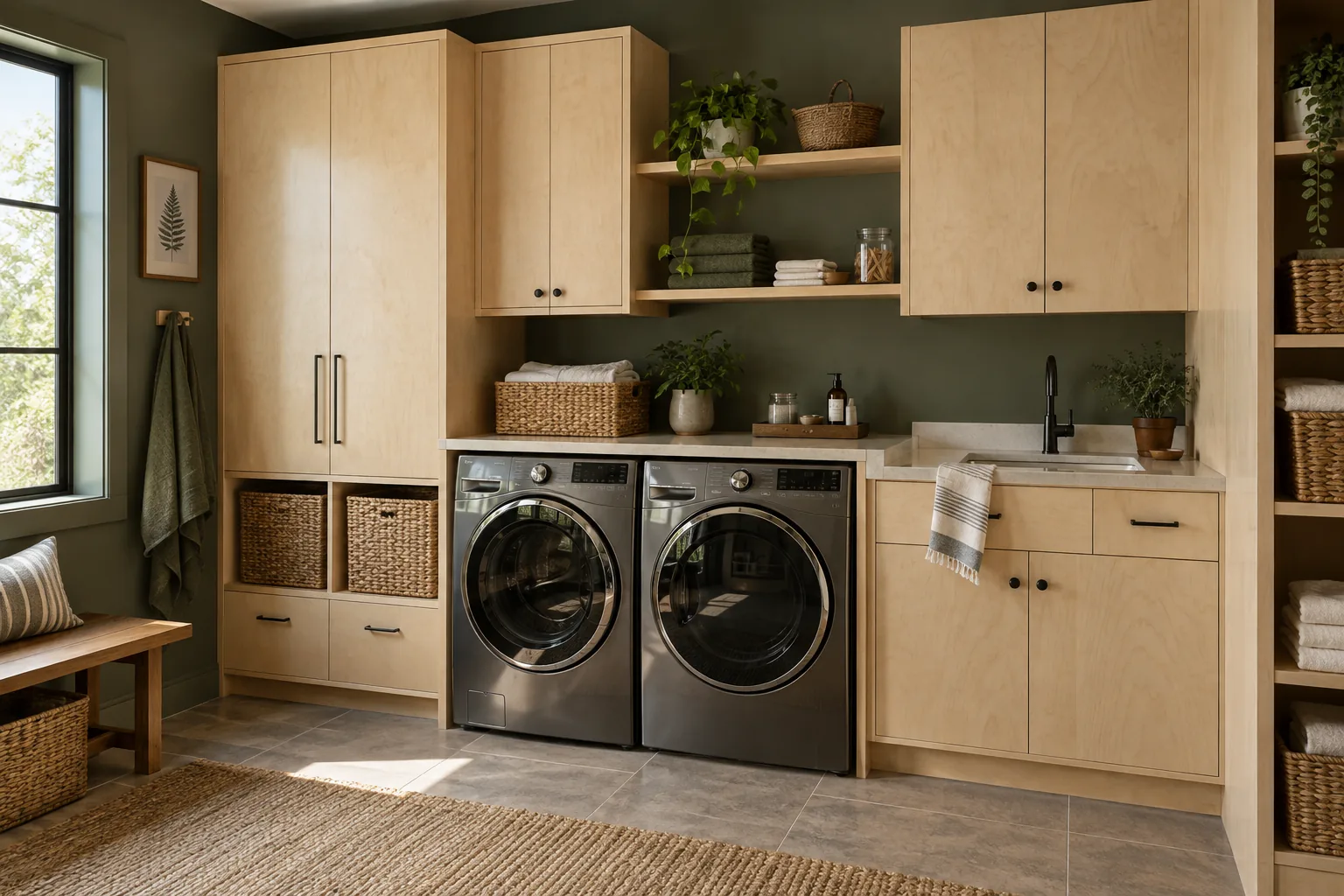 Illustrative cabinetry design concept